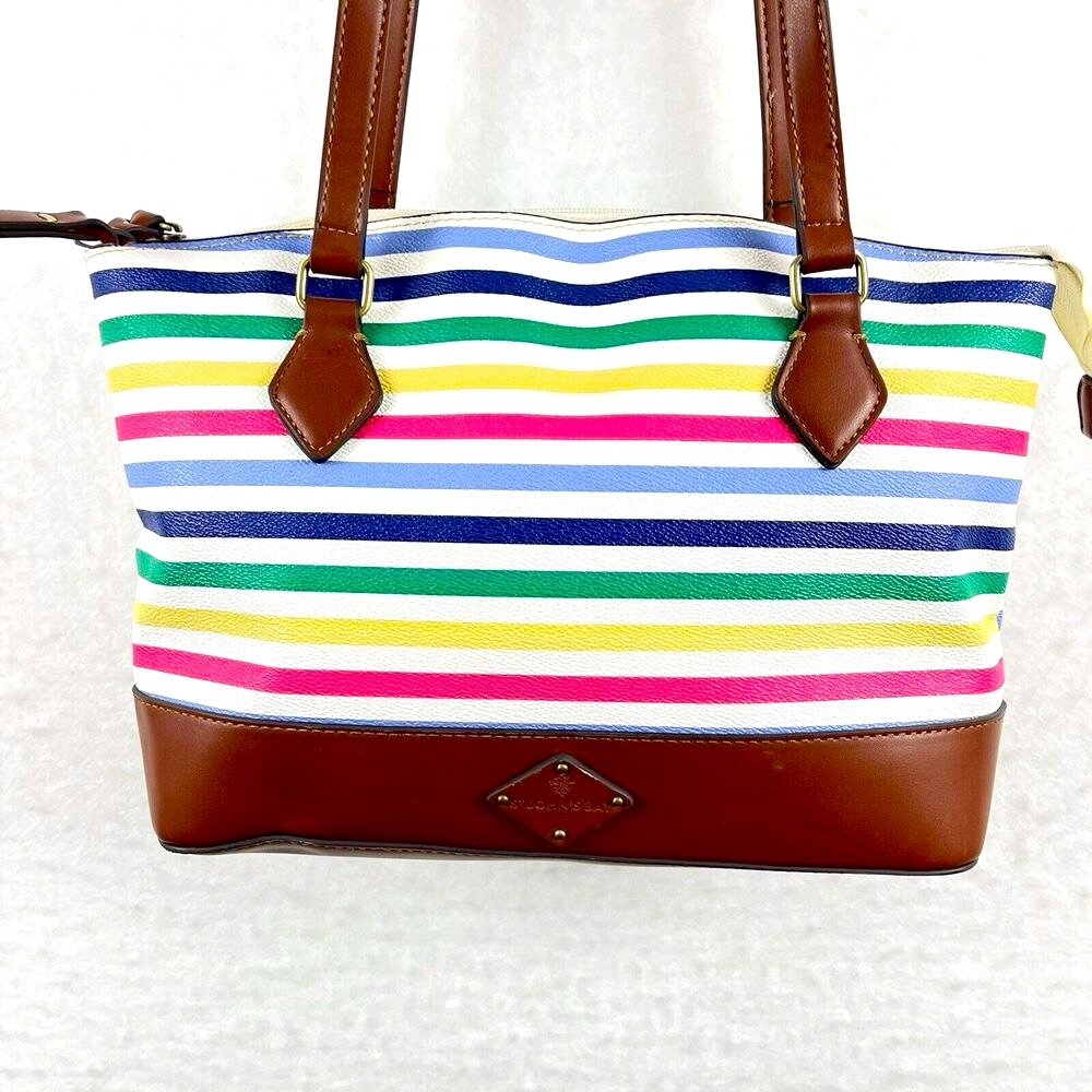St. John's Bay Multicolor Striped Shoulder Bag
